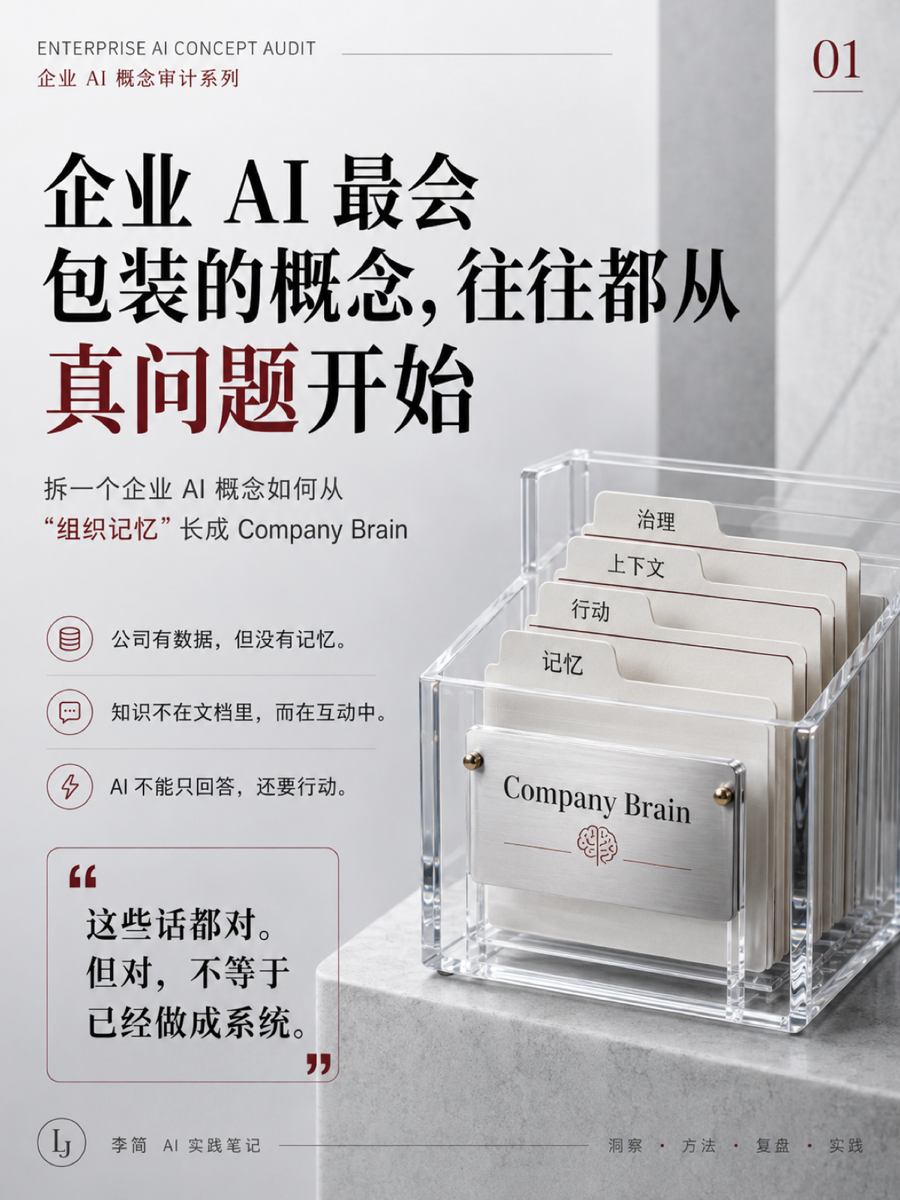 Company Brain 这个概念怎么包装的?📦 1/6