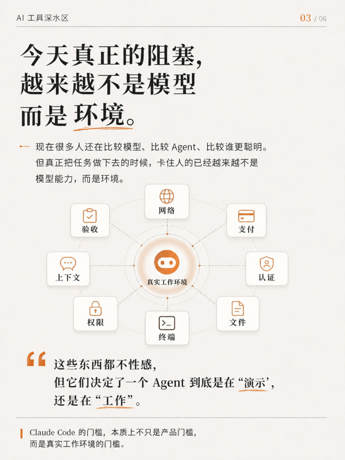 ClaudeCode 的门槛 是给愿意折腾的人的奖励 3/6